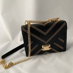 Michael Kors Studded Leather Shoulder Bag